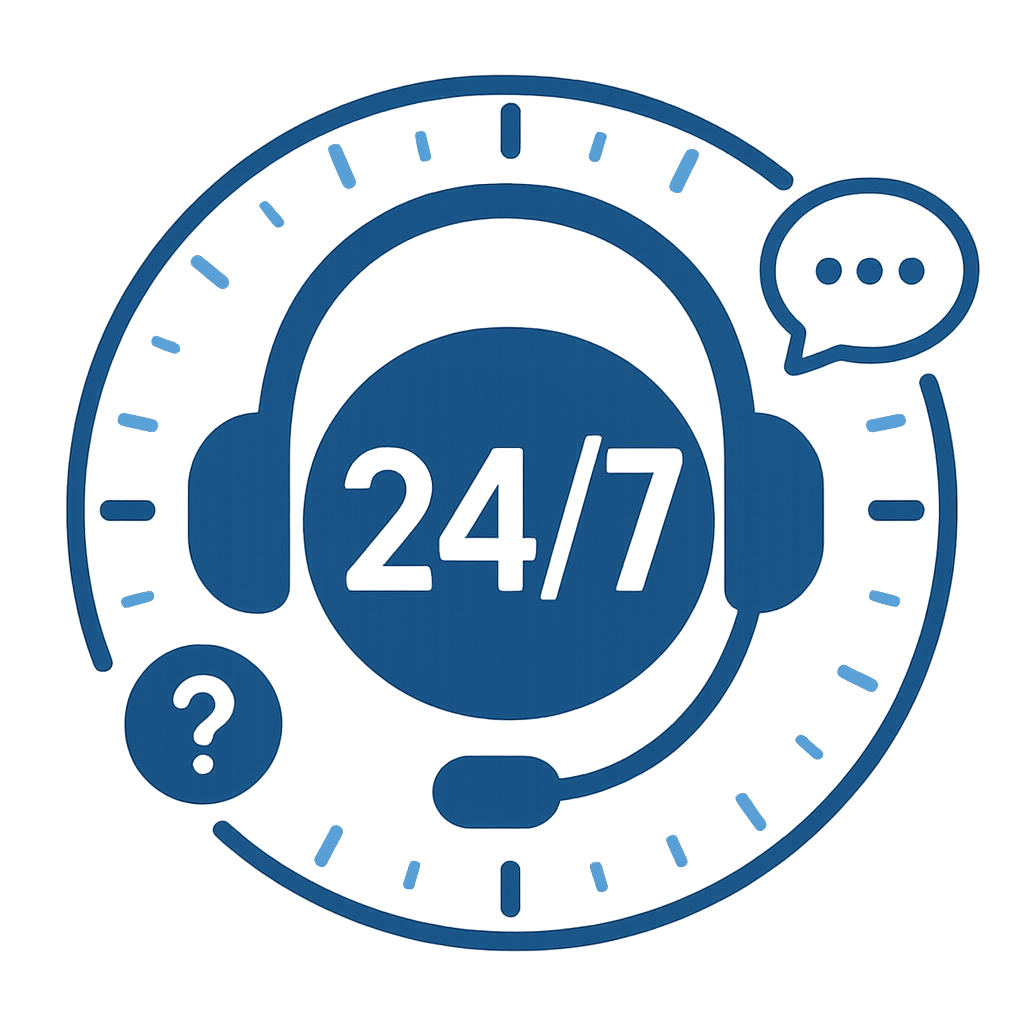 24/7 Support Icon